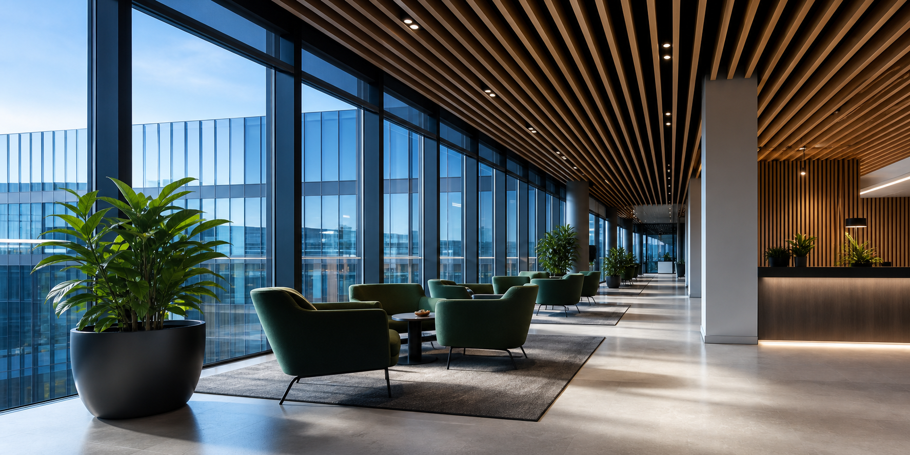 Modern Nordic office interior